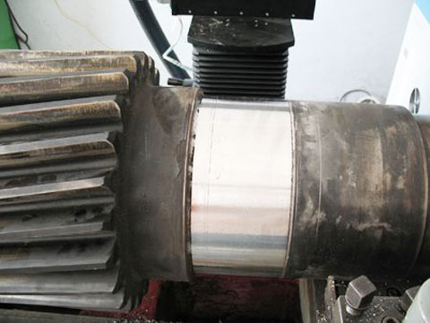 Wear repair of high-speed gear bearings