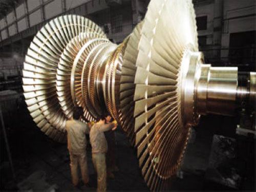 330MW steam turbine low-pressure rotor of Beijing Heavy Steam Turbine Factory